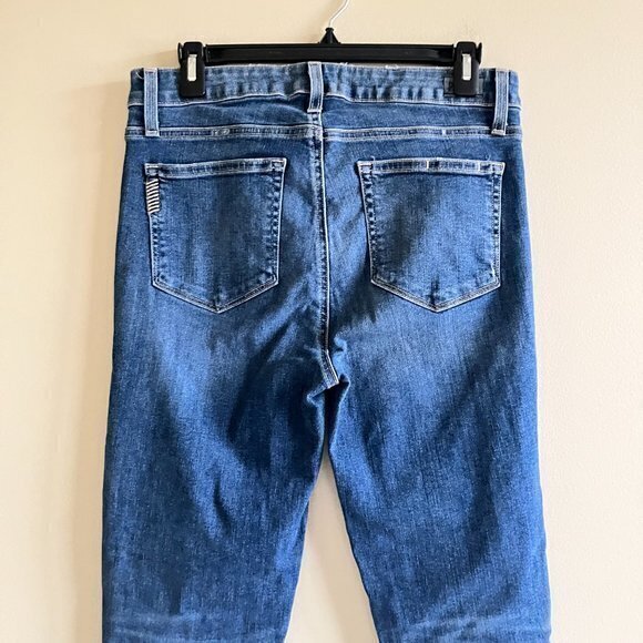 Paige Hoxton Ankle Peg High Rise Skinny Distressed Jeans Ankle Womens Size 30 - Picture 5 of 8